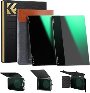 K&F CONCEPT Nano-Xcel Cine Filtro ND8+ND64 4"X5.65" Filtro Cuadrado Cine | de