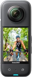 Insta360 X3 - Action CAM 360 Impermeable con sensores 1/2" de 48 MP, vídeo