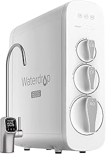 Waterdrop G3P600 Sistema de Ósmosis Inversa, Certificado NSF/ANSI 58 y 372,