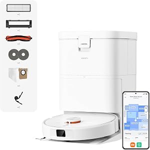 XIAOMI H50 Robot Aspirador con fregado y paño elevable, 10000 Pa