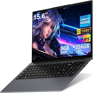 2026 Ordenador Portátil 15,6 Pulgadas Celeron N5095 Win11 Pro 8GB 256GB SSD |