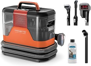 Rowenta Clean It Hot & Cold, Aspiradora tapicerías 1150W, 5 Acc, Naranja