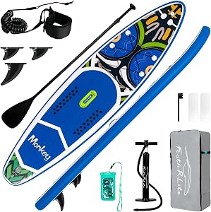 FunWater Tabla de Surf Hinchable de pie para Surf, Tabla de Surf Sup, Accesorio