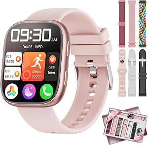 Reloj Inteligente Mujer con 7 Correas,|Regalos para Mujer|, 1.83" Smartwatch