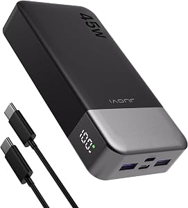 JUOVI Power Bank 45W 20000mAh Cargador Portátil
