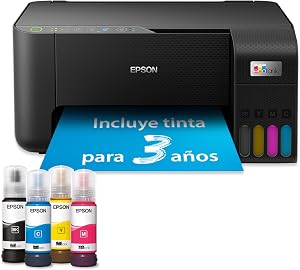 Epson Impresora multifunción EcoTank ET-2862 A4 con depósito de Tinta, conexión