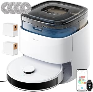 Lefant M3 Robot Aspirador y Fregasuelos, 12000Pa, 220min, WiFi/App/Alexa |