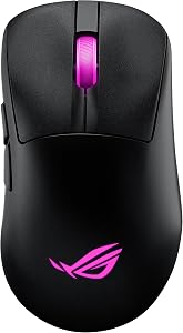 ASUS ROG Keris II Origin - Ratón Gaming Inalámbrico Ergonómico - Negro