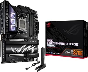 ASUS ROG Crosshair X870E Hero - Placa Base AMD ATX, 18+2+2 etapas de Potencia,