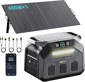 IEE P1800 Generador Solar con 400W Panel Solar