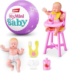 My Mini Baby Serie 2 de ZURU, cápsula misteriosa Coleccionable, Juguete para