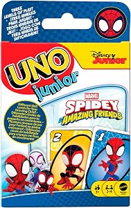 Mattel Games UNO Junior Marvel Spidey y Sus increíbles Amigos